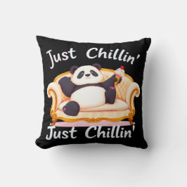 Behålla Lugn och just Chillin med iskräm Kudde