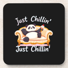 Behålla Lugn och just Chillin med iskräm Underlägg