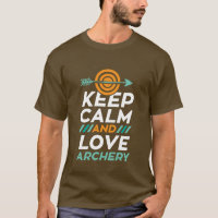 Behålla Lugn och Kärlek-arkitektur T-shirt