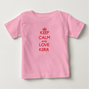 Behålla lugn och kärlek Kerr Tee Shirt