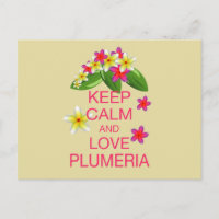 Behålla Lugn och Kärlek Plumeria Fine Art Design