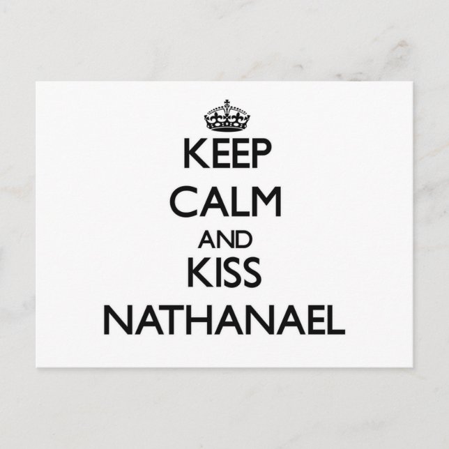 Behålla Lugn och Kiss Nathanael Vykort (Framsida)