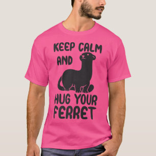 Behålla lugn och krama ditt illercitat t shirt