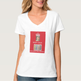 Behålla lugn och läs Jane Austen T Shirt