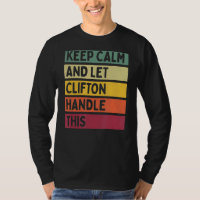 Behålla Lugn och låt Clifton hantera den här Retro