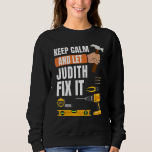 Behålla Lugn och låt Judith fixa Handymannen T Shirt