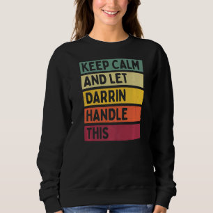 Behålla Lugn och låt skrapan hantera den här Retro T Shirt