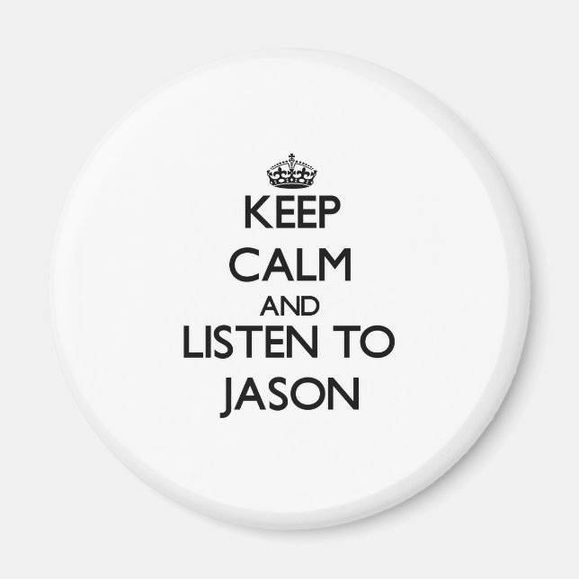 Behålla Lugn och lyssna på Jason Magnet (Framsidan)