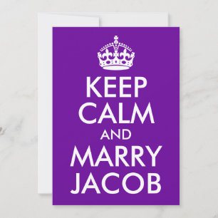 Behålla Lugn och Marry Jacob