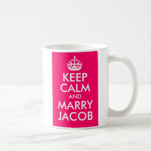 Behålla Lugn och Marry Jacob Kaffemugg