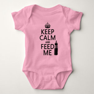 Behålla Lugn och Mata mig (baby) (i vilket färg so Tröja