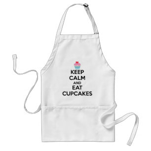 Behålla Lugn och Muffinsar Apron Förkläde