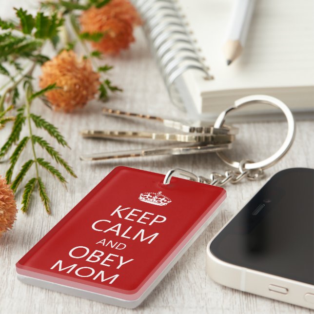 Behålla Lugn och Obey Mamma (Högra Framsidan)