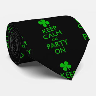 Behålla Lugn och Party på St Patricks Slips