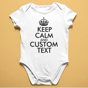 Behålla Lugn och Skapa själv Lägg till text här T-shirt