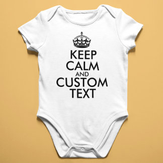 Behålla Lugn och Skapa själv Lägg till text här T-shirt