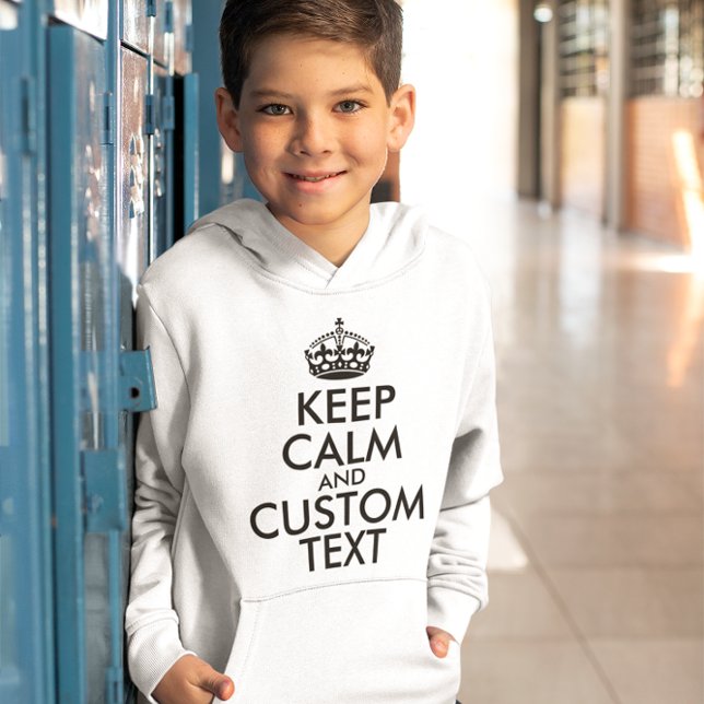 Behålla Lugn och Skapa själv Lägg till text här Tee (Skapare uppladdad)