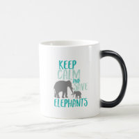 Behålla Lugn och Spara Elephants Animal Activist