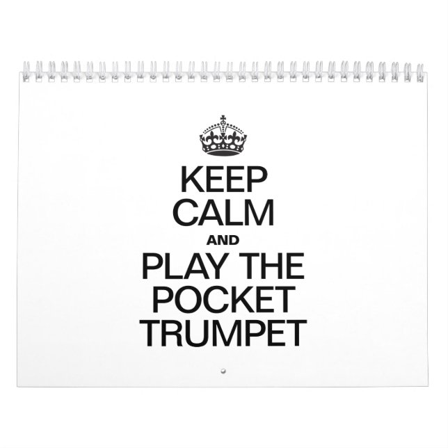 BEHÅLLA LUGN OCH SPELA POCKET TRUMPET KALENDER (Omslag)