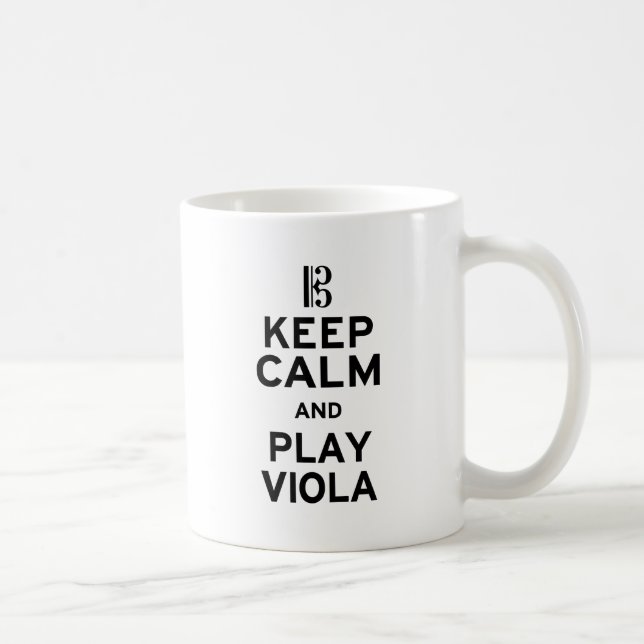 Behålla Lugn och Spela upp Violas Kaffemugg (Höger)