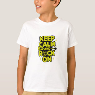 Behålla Lugn och Sten på T Shirt