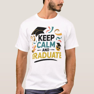Behålla Lugn och Student T Shirt