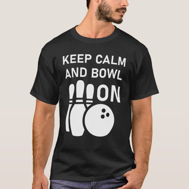 Behålla Lugn och tarmtömning T Shirt (Framsida)