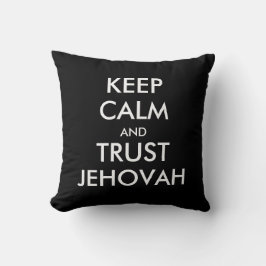 Behålla Lugn och Trust Jehovah JW Kudde