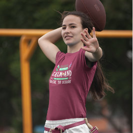 Behålla Lugn och Välkommen back to school T Shirt