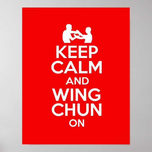 Behålla Lugn och Vinge Chun på!!!!!! Poster (Framsidan)