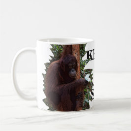 Behålla Lugn Orangutan Wildlife Kaffemugg