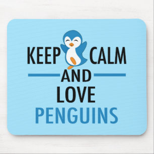 Behålla Lugn Penguins Kärlek Musmatta