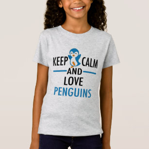 Behålla Lugn Penguins Kärlek Tröja