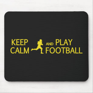 Behålla Lugn & Play Football anpassningsbar färg m Musmatta