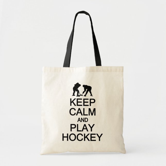 Behålla Lugn & Play Hockey bag - välj stil, färg Tygkasse (Framsidan)