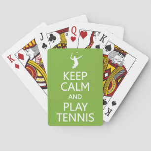 Behålla Lugn & Play Tennis anpassningsbar färg-spe Spelkort