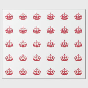 Behålla lugn: Röd seger krona Presentpapper