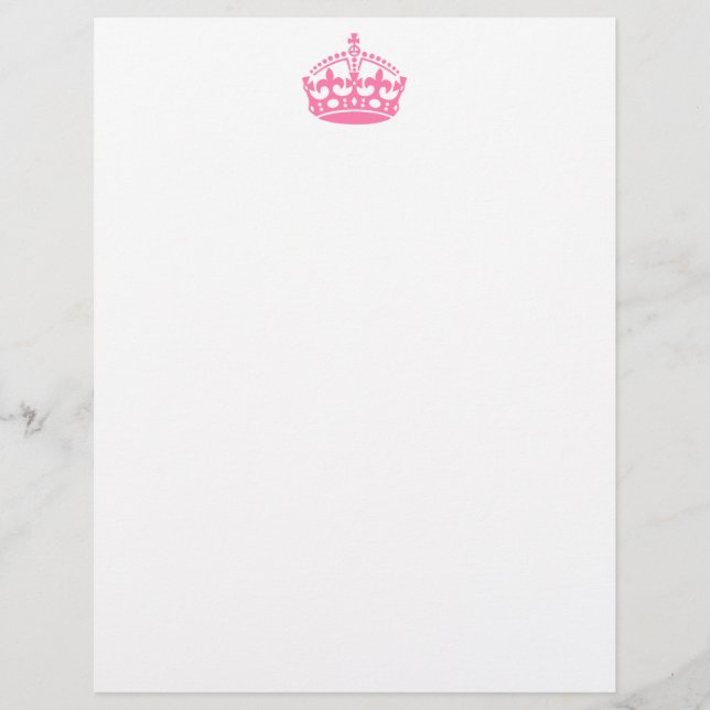 Behålla lugn rosa seger krona (Framsida)
