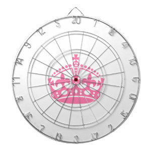Behålla lugn rosa seger krona piltavla