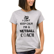 Behålla Lugn Slogan Netball Coach