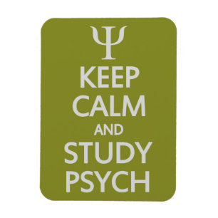 Behålla Lugn & Study Psych anpassningsbar magnet