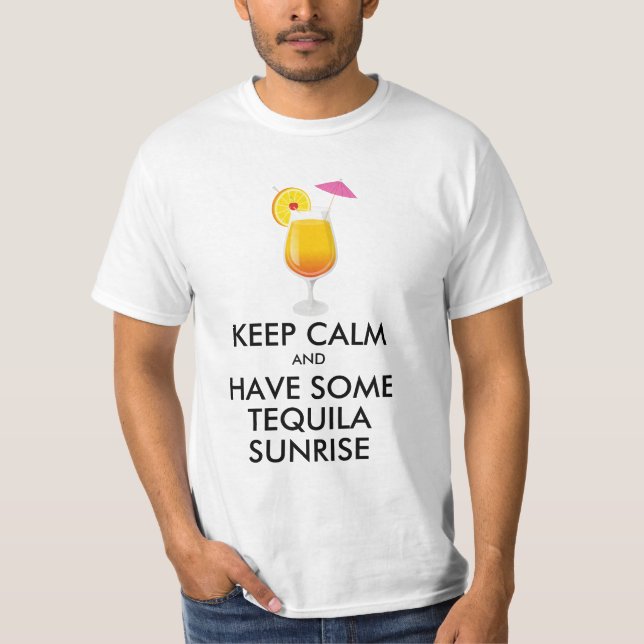 Behålla Lugn - Tequila Sunrise Tee Shirt (Framsida)
