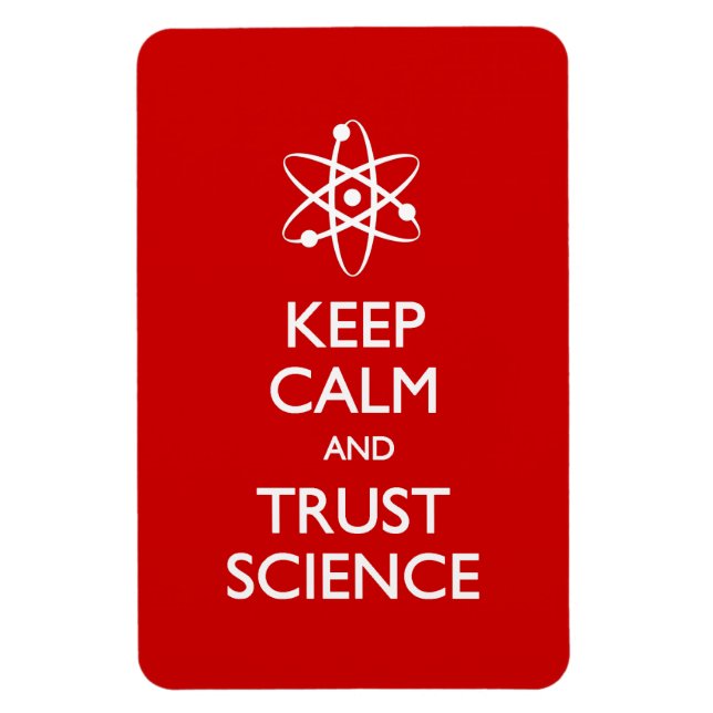 Behålla Lugn Trust Science Magnet (Vertikal)