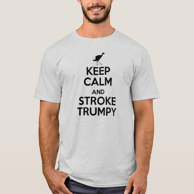 BEHÅLLA LUGNA TRUMPY TEE (Framsida)
