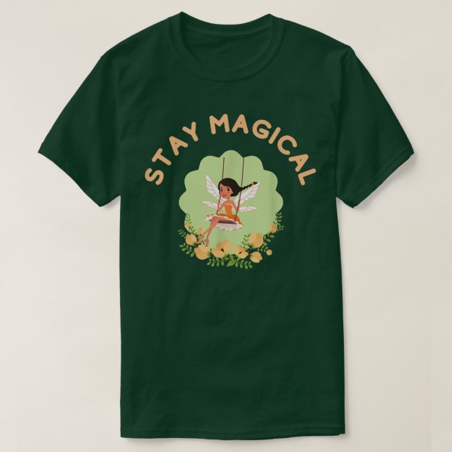 behålla magiska vingårdar t shirt (Design framsida)