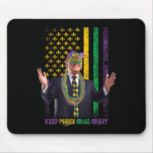 Behålla Mardi Gras Underbar Funny Trump Mardi Gras Musmatta