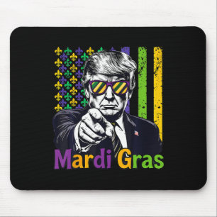 Behålla Mardi Gras Underbar Funny Trump Mardi Gras Musmatta