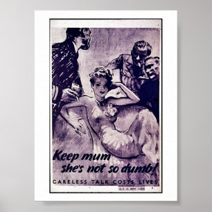 Behålla Morsa är hon inte så dumbom Poster