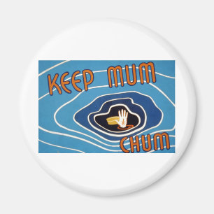Behålla Morsa Chum Magnet
