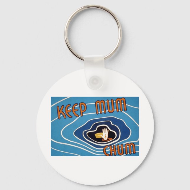 Behålla Morsa Chum Nyckelring (Framsida)
